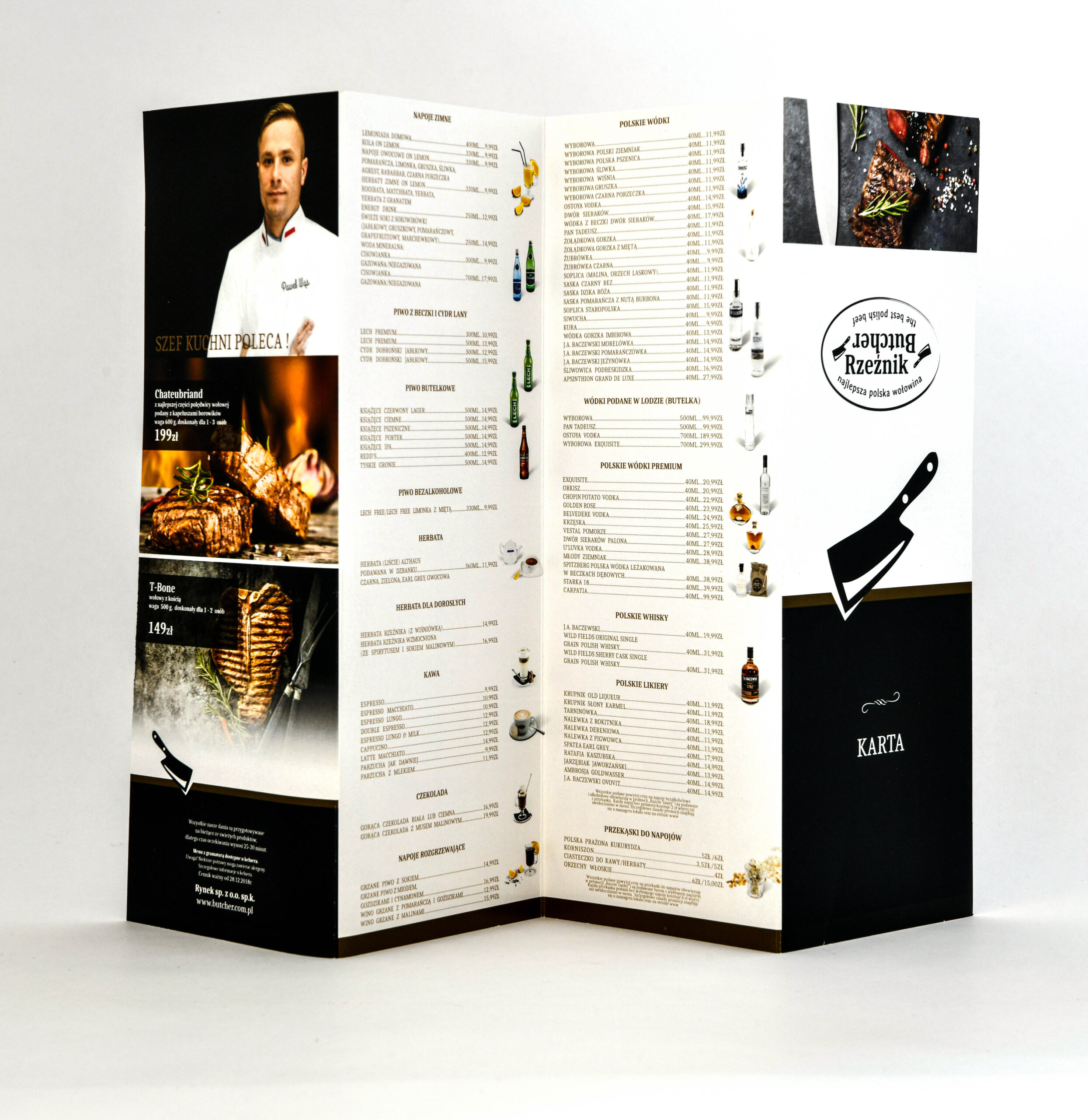 druk menu foliowane dla restauracji , druk menu dla hoteli