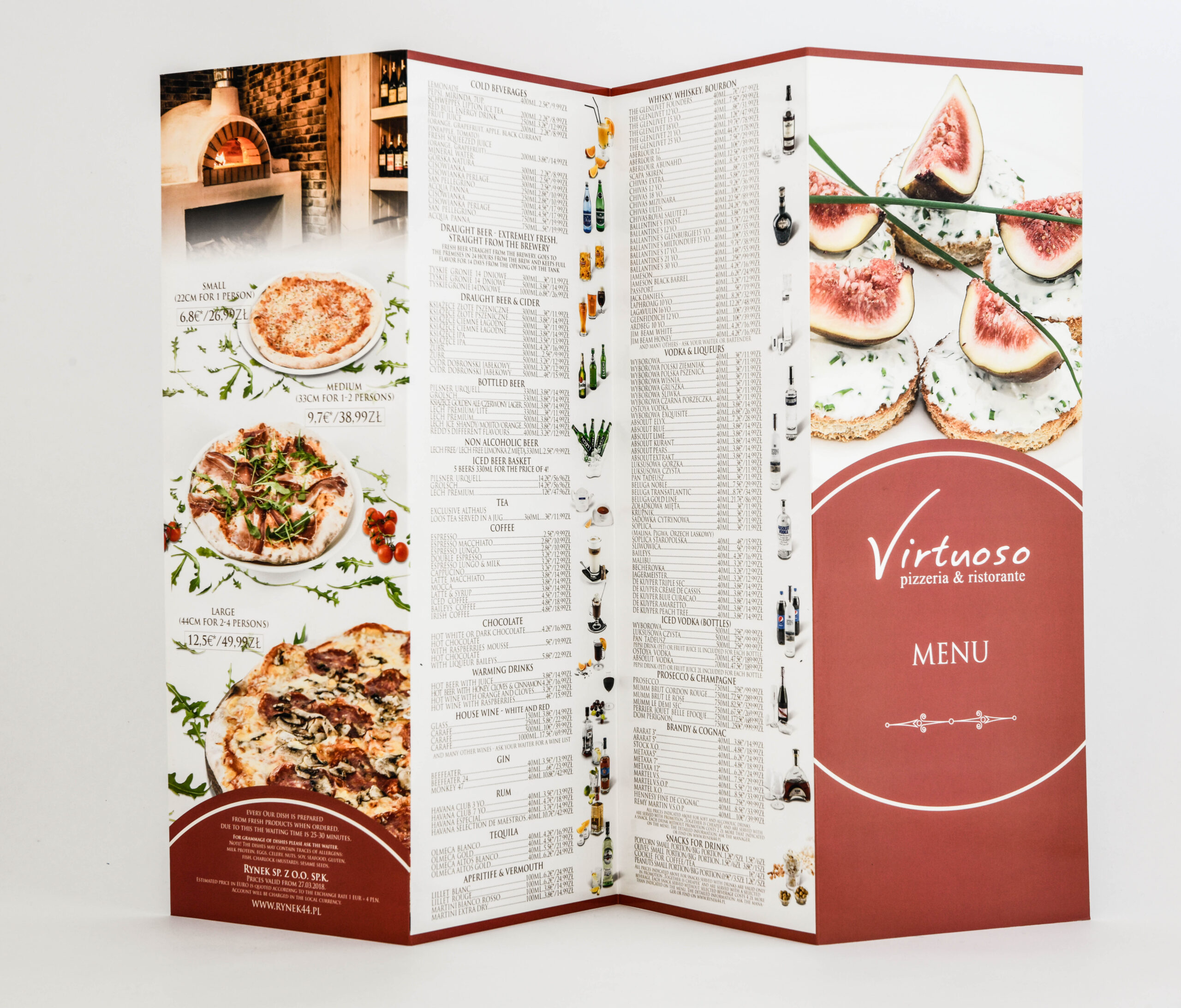 druk menu foliowane dla restauracji , druk menu dla hoteli