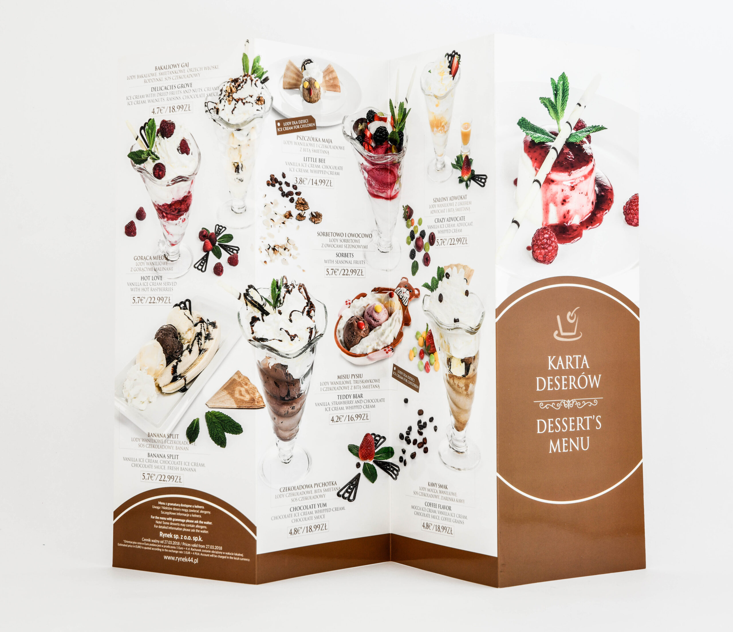 druk menu foliowane dla restauracji , druk menu dla hoteli