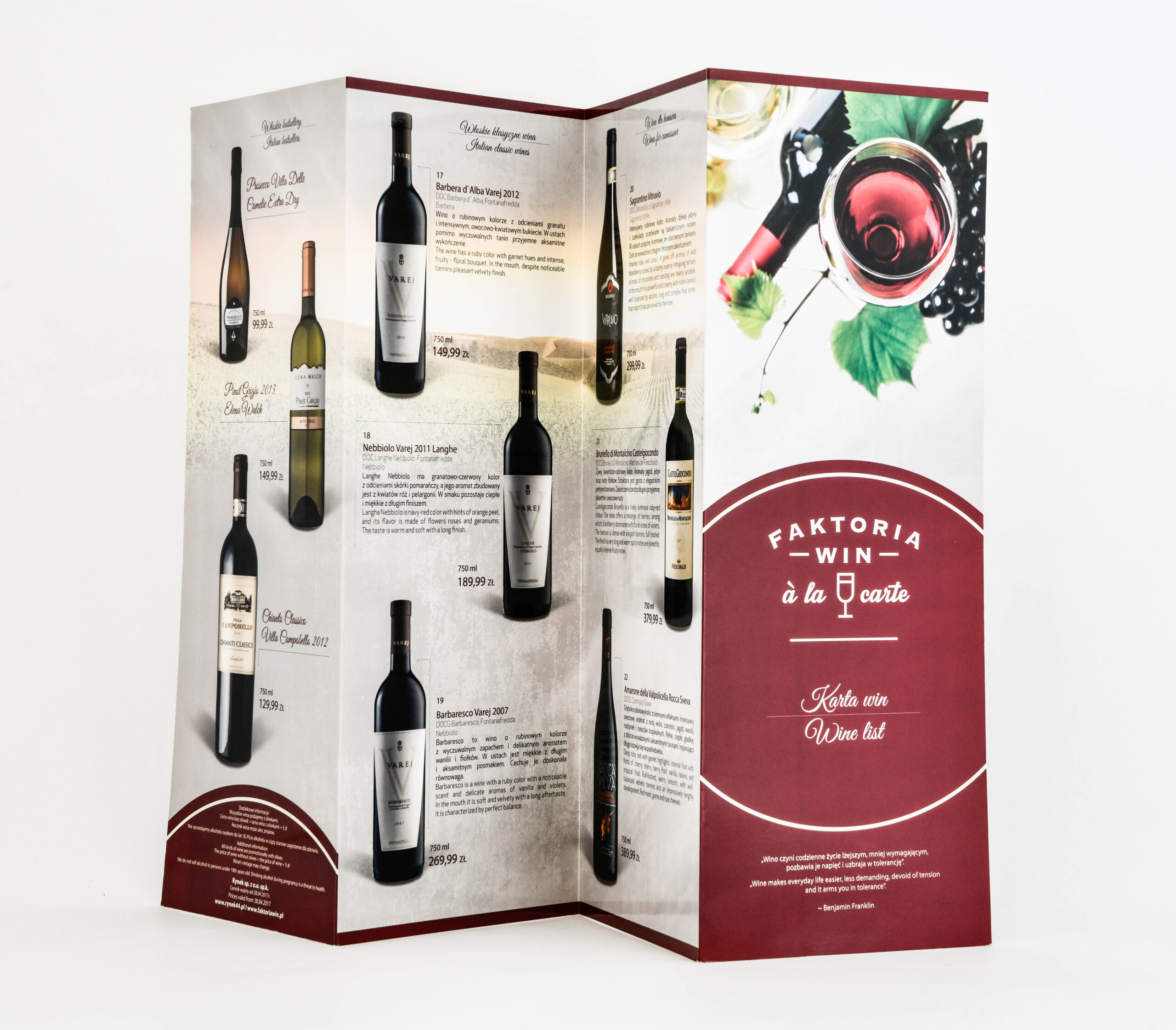 druk menu foliowane dla restauracji , druk menu dla hoteli