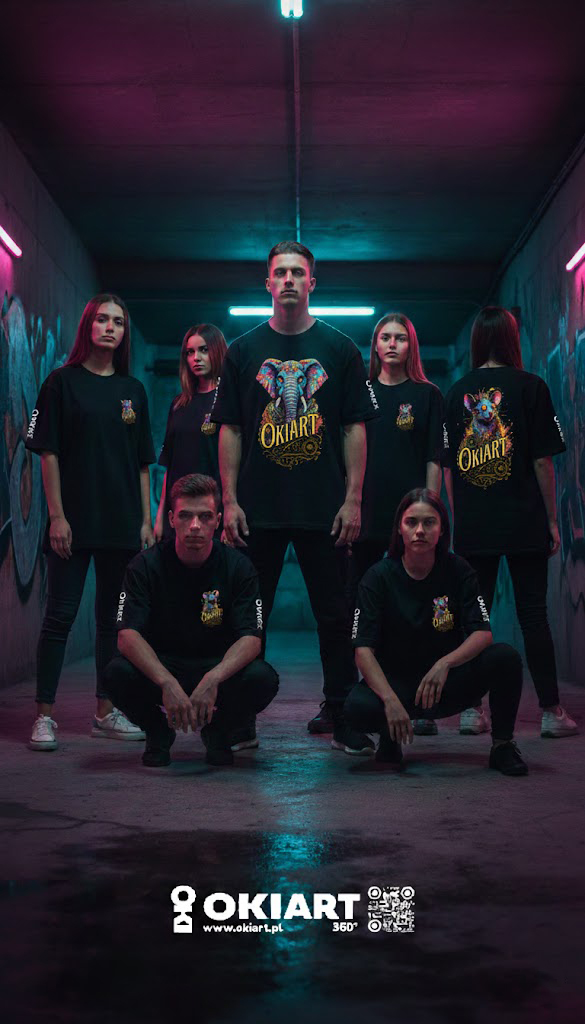 OKIART – studio kreatywne i drukarnia reklamowa. Projektowanie WWW, branding, etykiety, nadruki na odzieży, gadżety reklamowe, druk.